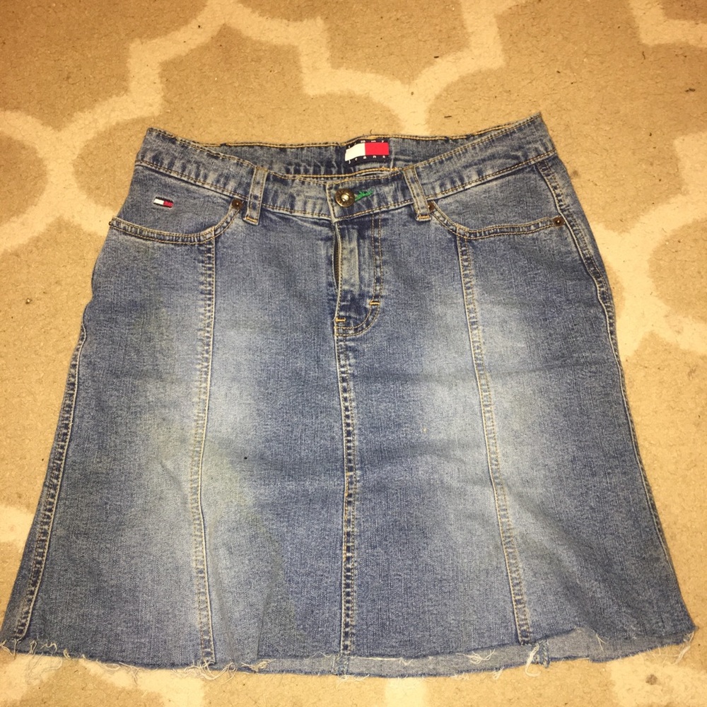 Authentic Tommy Hilfiger jean skirt.